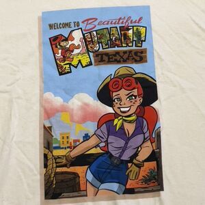 Vintage‎ 2002 Mutant Texas Paul Dini Graphitti Designs Comic Shirt 3XL White